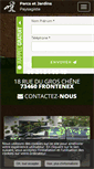 Mobile Screenshot of parcs-et-jardins-73.com