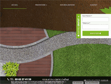 Tablet Screenshot of parcs-et-jardins-73.com